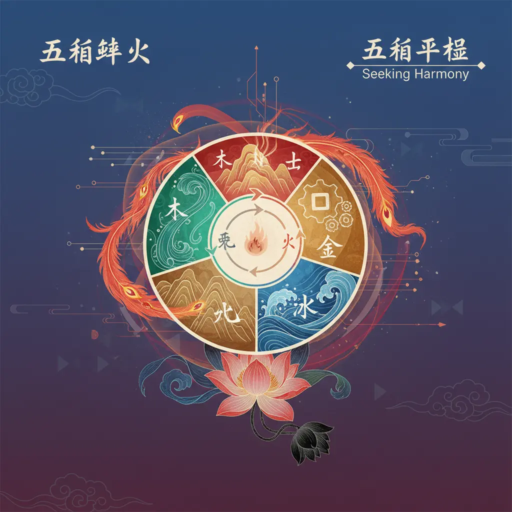 五行平衡 - 五行缺火