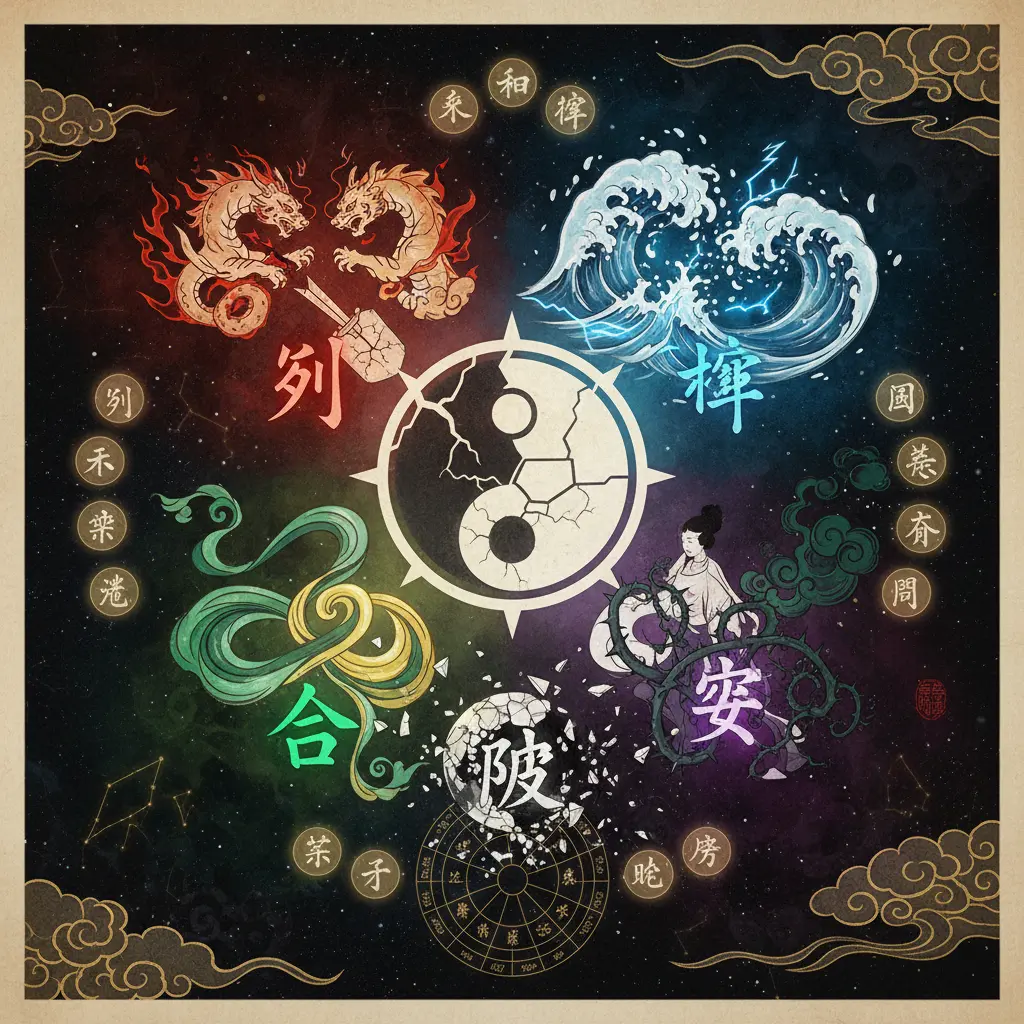 八字命理 - 刑衝合害破