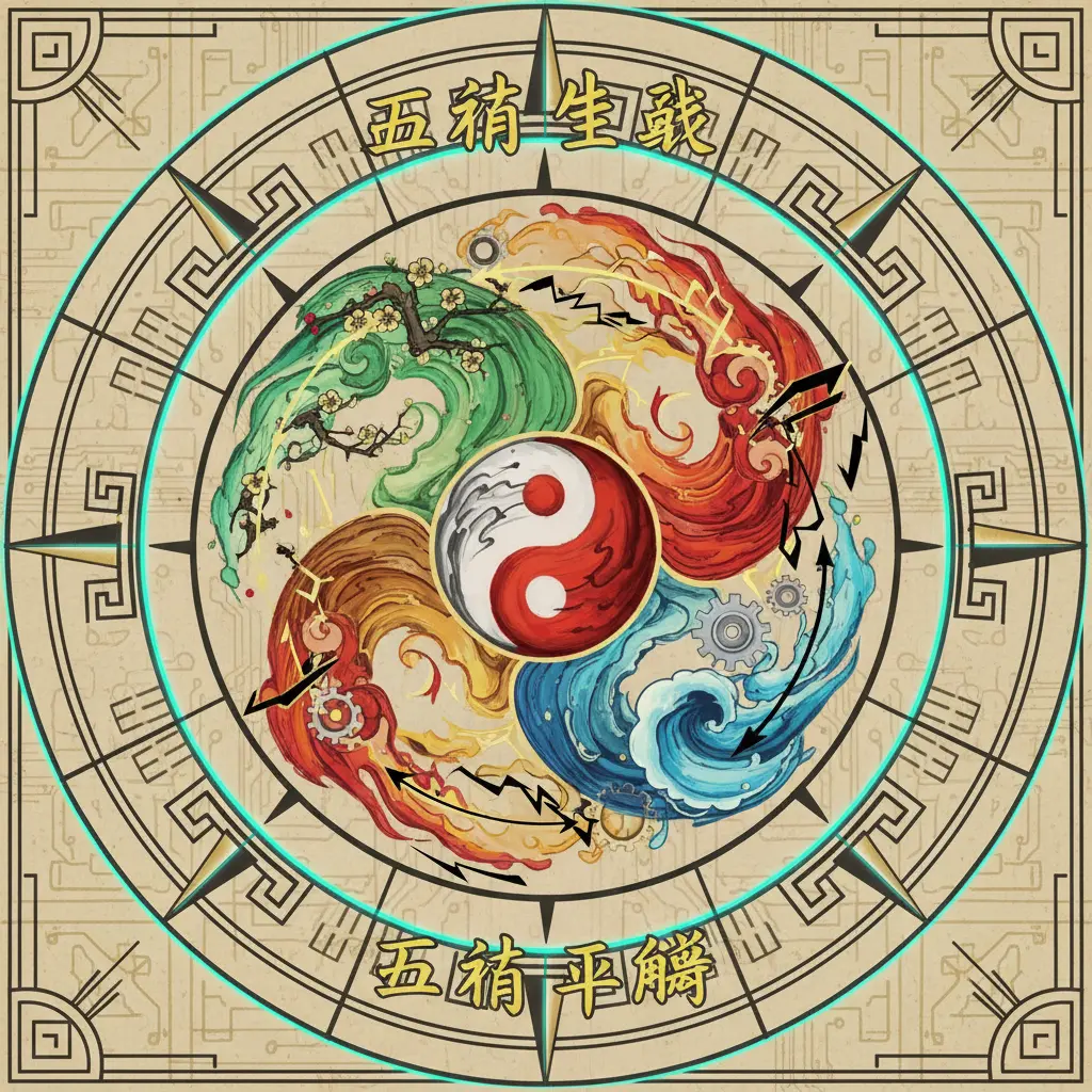 五行平衡 - 五行生剋