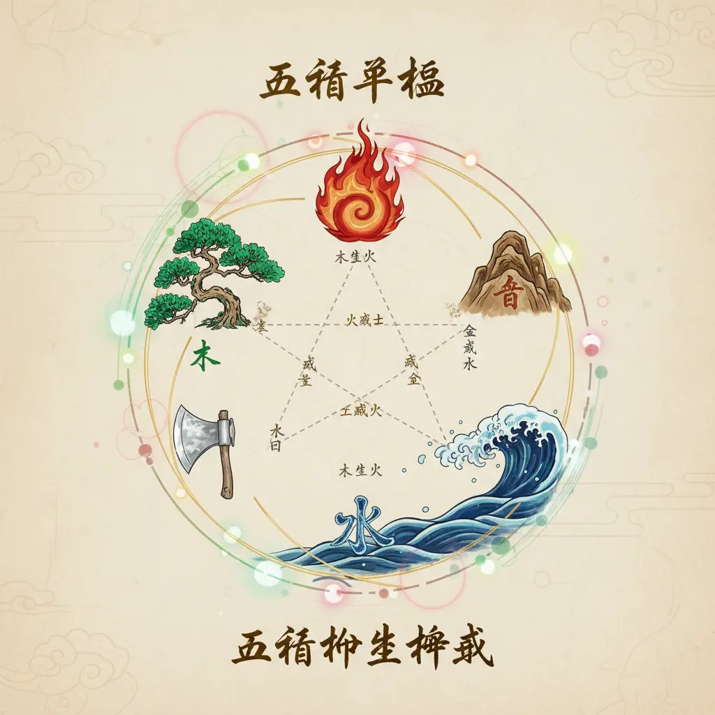 五行平衡 - 五行相生相剋