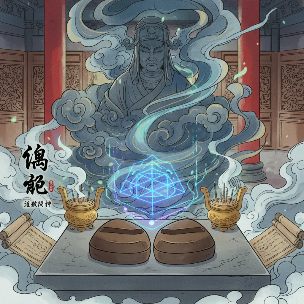 道教問神 - 陰筊
